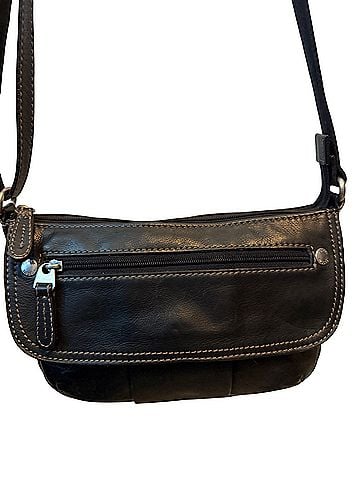 Fossil Leather Crossbody Bag (view 2)