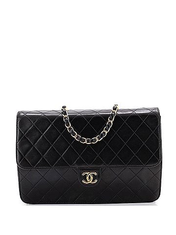 Chanel Vintage Clutch with Chain Quilted Leather Medium (view 1)