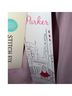 Parker 100% Silk 100% Polyester Floral Pink White Blouse Size M - photo 5