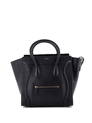 Céline Luggage Bag Smooth Leather Mini (view 1)