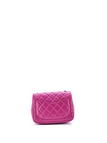 Chanel Pearl Crush Square Flap Bag Quilted Lambskin Mini (view 2)