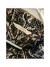 Soft Surroundings 100% Nylon 100% Polyester Snake Print Multi Color Jacket Size M - photo 3