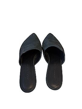 Jenni Kayne Smooth Leather Pointed Toe Mule Slide Flat Flats (view 2)