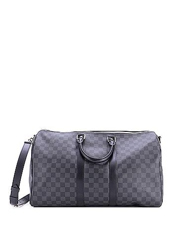 Louis Vuitton Keepall Bandouliere Bag Damier Graphite 45 (view 1)