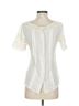 Tory Burch White Ivory Short Sleeve Blouse Size 4 - photo 2