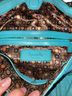 Tignanello Polka Dots Blue Teal Leather Tote One size - photo 3