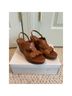 Wyse Tan Wedges Size 8 1/2 - photo 3