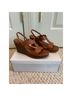 Wyse Tan Wedges Size 8 1/2 - photo 4