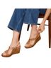 Wyse Tan Wedges Size 8 1/2 - photo 2