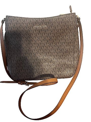 Michael Kors Leather Crossbody Bag (view 1)