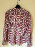 Tory Burch 100% Cotton Floral Multi Color Button-Down Shirt Size 8 - photo 3