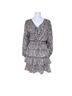Express 100% Polyester Print Black Pink Casual Dress Size S - photo 1