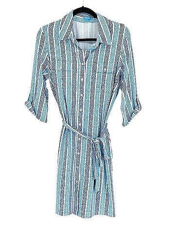 J. McLaughlin Greek Key Casual Dress (view 1)