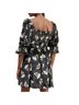 Hutch Floral Black Casual Dress Size L - photo 2