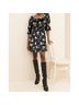 Hutch Floral Black Casual Dress Size L - photo 4