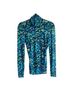 Ganni Floral Blue Green Long Sleeve Turtleneck Size S - photo 1