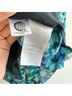 Ganni Floral Blue Green Long Sleeve Turtleneck Size S - photo 5