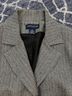 Ann Taylor Houndstooth Black White Blazer Size 6 - photo 3