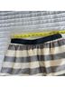 BCBGeneration 100% Polyester Stripes White Silver Black Dressy Shorts Size 2 - photo 8