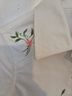 Victor Costa 97% Cotton 3% Spandex 100% Polyester Floral White Jacket Size XS - photo 5