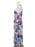Calvin Klein 100% Polyester Floral Blue Pink Casual Dress Size 8 - photo 9