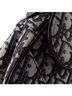 Christian Dior 100% Canvas Plain Blue Saddle Handbag Oblique Canvas Medium One size - photo 6