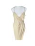 BHLDN Tan Ivory Cocktail Dress Size 4 - photo 1