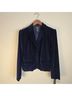 Charter Club 100% Cotton 100% Rayon Blue Blazer Size 10 - photo 3