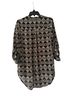 The Impeccable Pig Aztec Or Tribal Print Black White Blouse Size L - photo 2