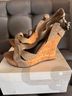 Belle Tan Wedges Size 8 - photo 5