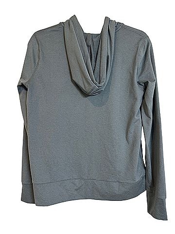 Vuori Teal Zip Up Hoodie (view 2)
