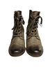 Roxy 100% Faux Leather Green Ankle Boots Size 8 1/2 - photo 2