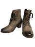 Roxy 100% Faux Leather Green Ankle Boots Size 8 1/2 - photo 3