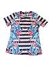 Tommy Bahama Floral Stripes Multi Color Rash Guard Size L - photo 1