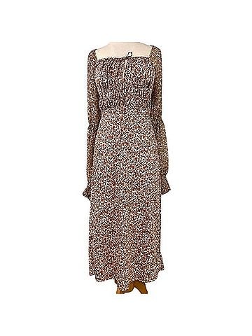 Free People Aglow Smocked Maxi Casual Dress (view 1)