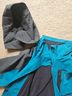 Diamond Candy Blue Gray Raincoat Size XS - photo 5