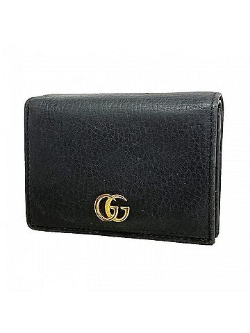 Gucci Gucci GG Marmont Wallet 456126 Leather Black Women's (view 1)