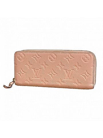 Louis Vuitton Louis Vuitton Monogram Empreinte Portefeuille Clemence Long Wallet M61265 Rose Ballerine (Women's) (view 1)