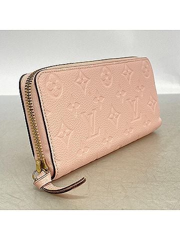 Louis Vuitton Louis Vuitton Monogram Empreinte Portefeuille Clemence Long Wallet M61265 Rose Ballerine (Women's) (view 2)