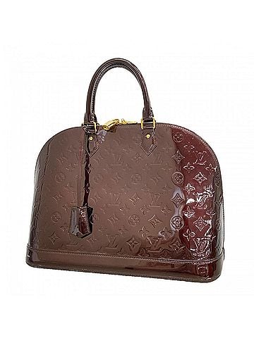 Louis Vuitton Louis Vuitton Alma GM Vernis handbag, M93595, Amarante, for women. (view 1)