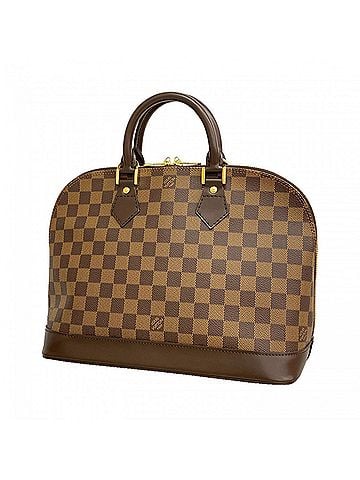 Louis Vuitton Louis Vuitton Damier Alma Handbag N51131 Ebene Women's (view 1)