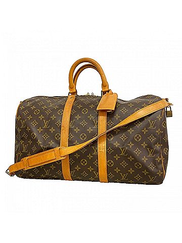 Louis Vuitton Louis Vuitton Bags - Boston Monogram Keepall Bandoulière 45 M41418 Brown Men's &amp; Women's (view 1)