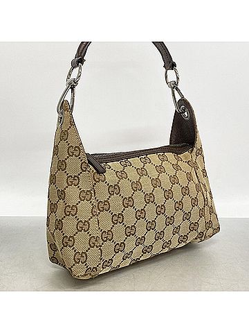 Gucci Gucci GG Canvas Handbag 113024 Beige Women's (view 2)