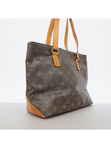Louis Vuitton Louis Vuitton Monogram Cabas Piano Tote Bag M51148 Brown Women's (view 2)