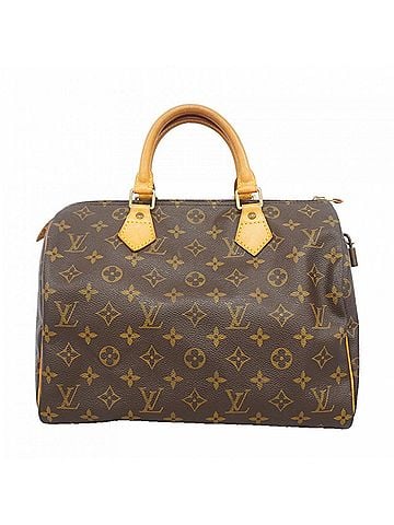 Louis Vuitton Louis Vuitton Monogram Speedy 30 Handbag M41108 Brown Women's (view 1)