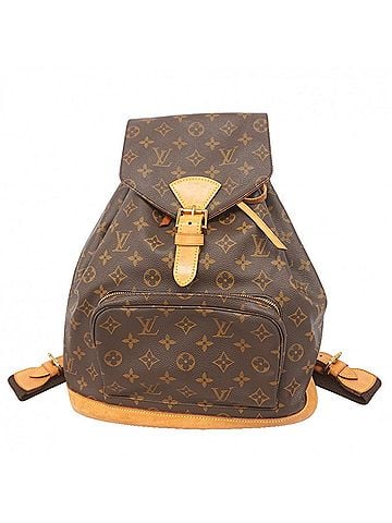 Louis Vuitton Louis Vuitton Monogram Montsouris GM Backpack/Daypack M51135 Brown (Women's) (view 1)