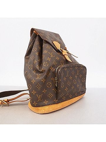 Louis Vuitton Louis Vuitton Monogram Montsouris GM Backpack/Daypack M51135 Brown (Women's) (view 2)