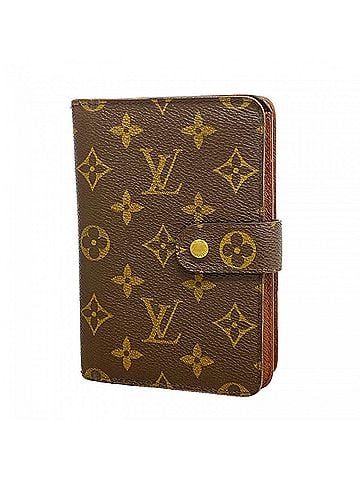 Louis Vuitton Louis Vuitton Monogram Portefeuille Papier Zip Wallet M61207 Brown Women's (view 1)