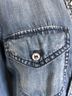 Trouve Blue Button-Down Shirt Size S - photo 3