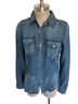 Trouve Blue Button-Down Shirt Size S - photo 1